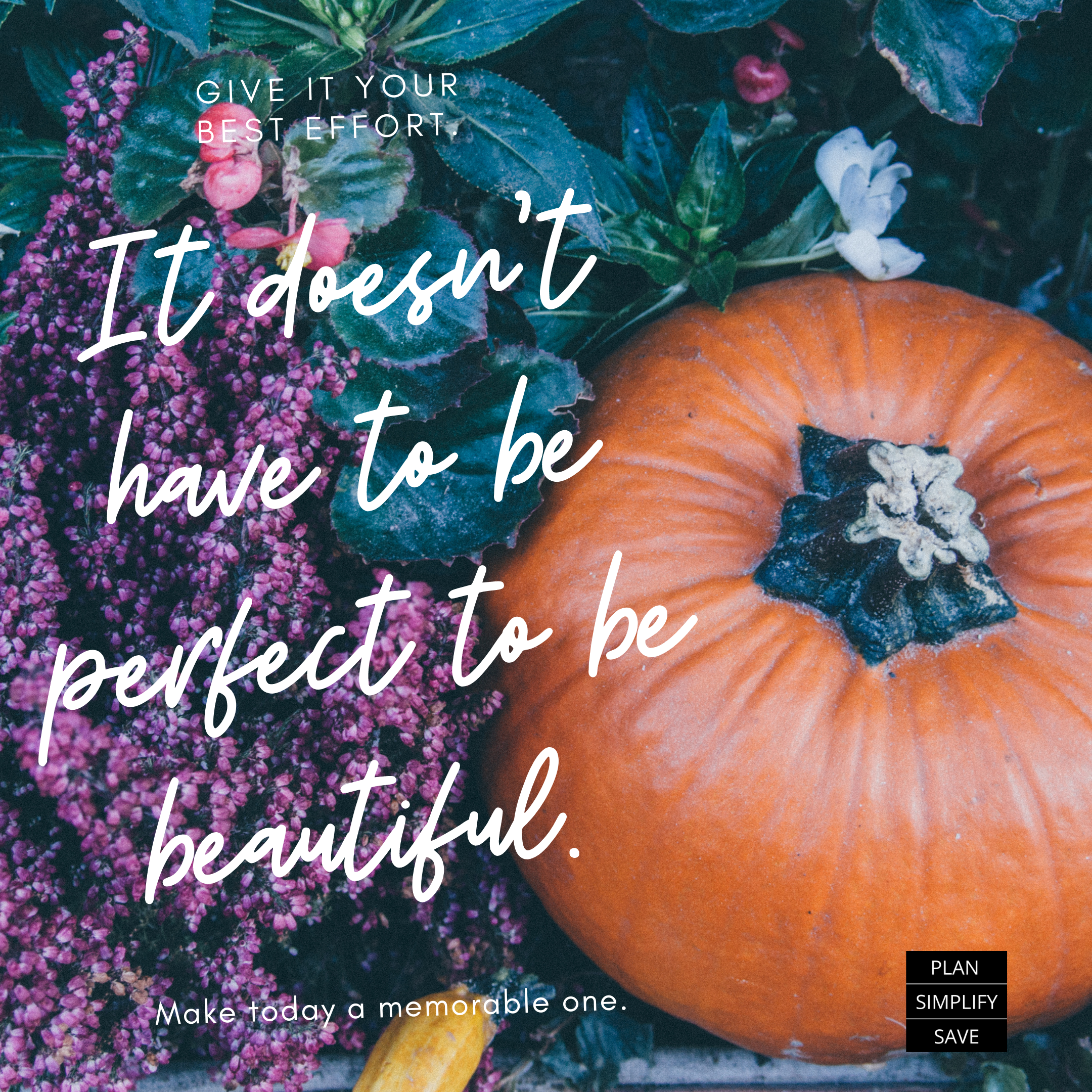 Beautiful is not perfect.