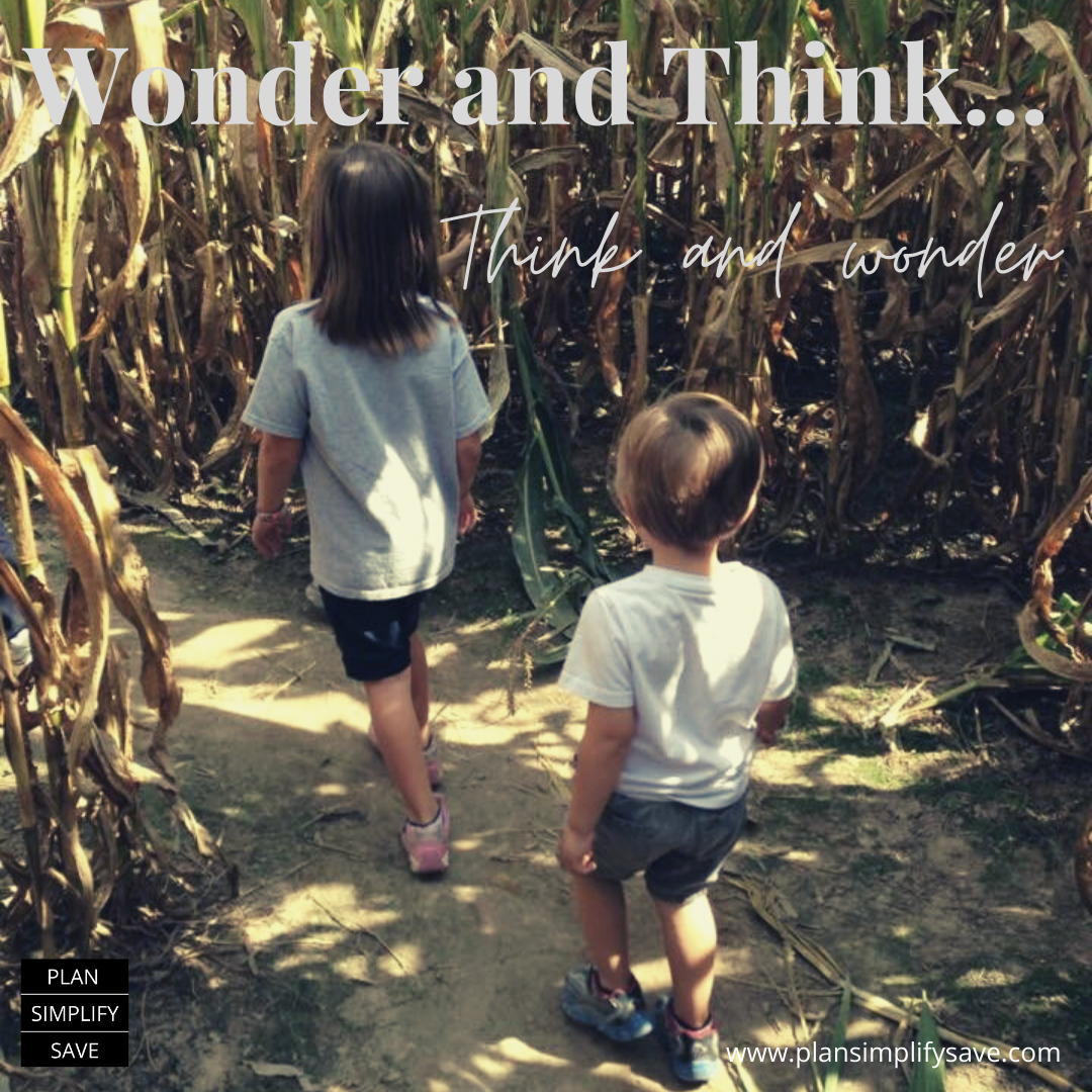 Think and Wonder. Wonder and Think